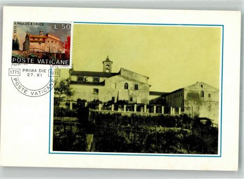 Vatikanstadt 1975 Monte Argentario Vaticano Briefmarke Bildseite