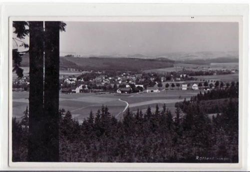 Rothenkirchen. Karte beschrieben Gute Erhaltung.