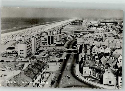 Zandvoort 1959 Schwimmbad Strand Panorama