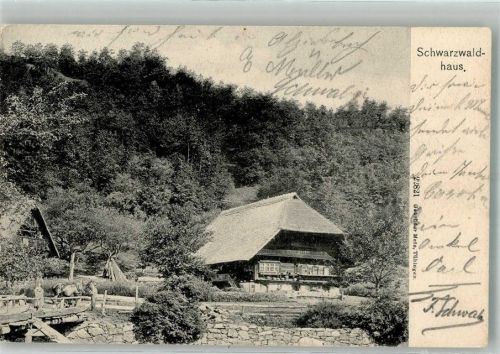1903 Ein altes landestypisches Bauernhaus