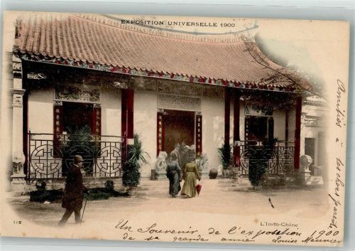 Paris 1900 Exposition Universelle 1900 L`Indo China