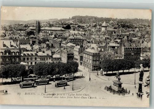 Rouen Denkmal Straßenbahn