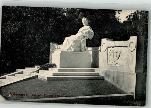 Frantiskovy Lazne Kaiserin Elisabeth Denkmal Hermann Poy 1477