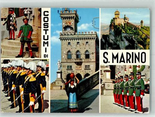 San Marino 1964 Schloss Uniform Tracht