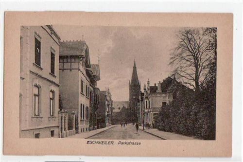 Eschweiler mit Parkstrasse ungelaufen Gute Erhaltung.
