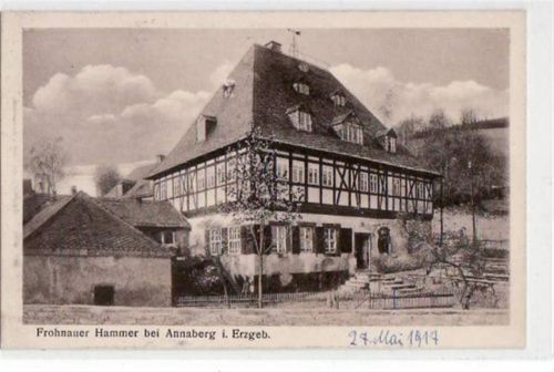 Frohnau Frohnauer Hammer bei Annaberg. ungelaufen handschriftliches Datum von 1917. Gute Erhaltung.