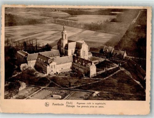 Averbode Kirche Fliegeraufnahme