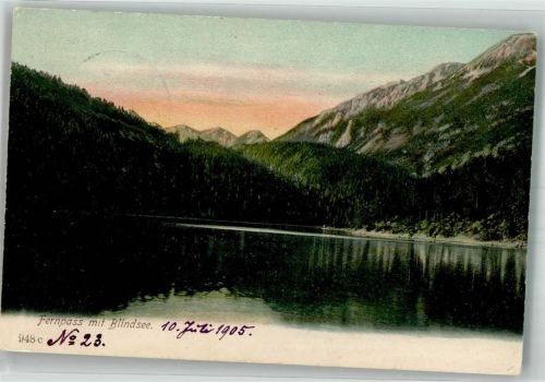 Nassereith 1905 Fernpass mit Blindsee