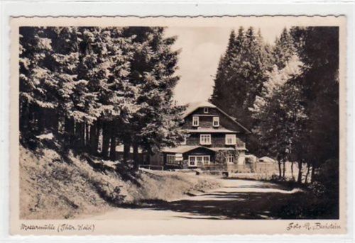 Masserberg Wassermühle bei Masserberg i. Thür. Wald ungelaufen Gute Erhaltung.