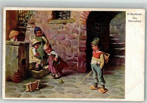 1921 Der Störenfried Kinder Kunstverlag H. F. Abshagen Nr. 750