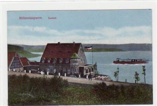 Möhnetalsperre mit Seehof ungelaufen Gute Erhaltung.