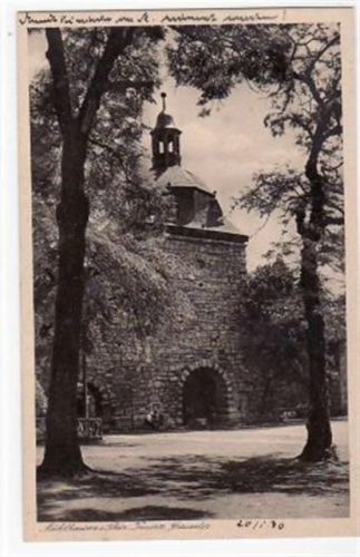 Mühlhausen Mühlhausen mit Innerem Frauentor gelaufen, Marke entfernt, handschriftliches Datum von 1930. Leicht fleckig, sonst gut erhalten.