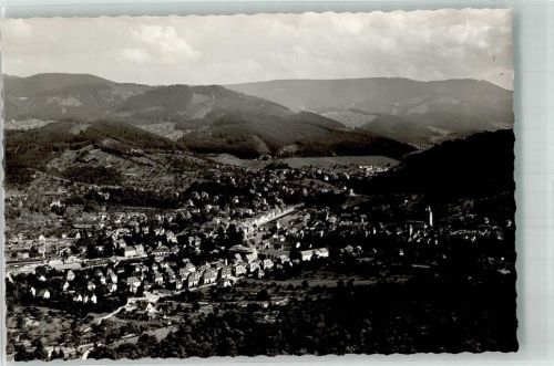 Gernsbach Foto Original aus Archiv eines Ansichtskartenverlags Fliegeraufnahme