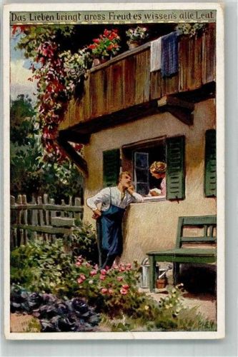 Volksliederkarte Nr. 75 Das Lieben bringt groß Freud Verlag des Vereins für das Deutschtum im Ausland