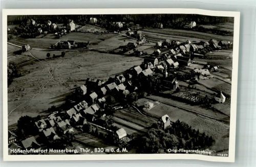 Masserberg 1938 Fliegeraufnahme des Ortes