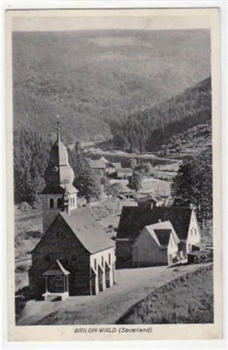 Brilon - Wald im Sauerland mit Kirche ungelaufen Gute Erhaltung.