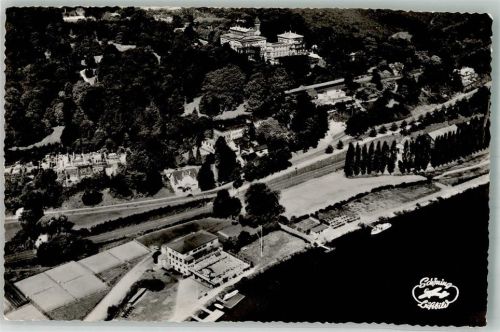 Essen Fliegeraufnahme vom Baldeneysee mit Villa Hügel und Etuf-Bootshaus
