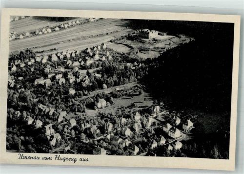 Ilmenau 1942 Fliegeraufnahme des Ortes
