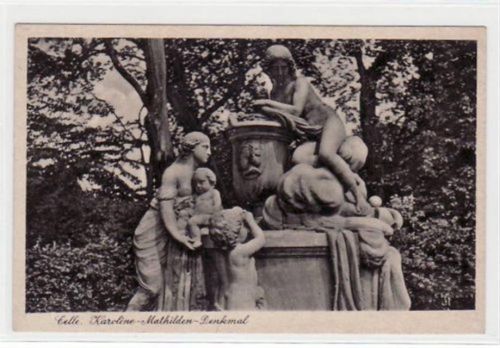 Celle Celle. Karoline-Mathilden-Denkmal ungelaufen Gute Erhaltung.