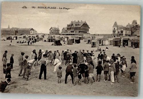 Berck 1926 Schwimmbad Strand