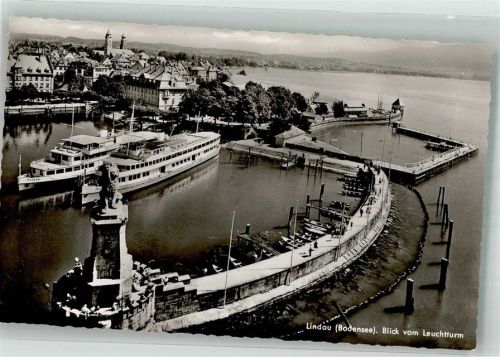 Lindau MS Lindau Blick v. Leuchtturm Hafen