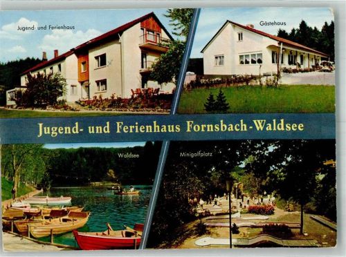 Fornsbach Jugend Ferienhaus Gästehaus Waldsee Minigolf