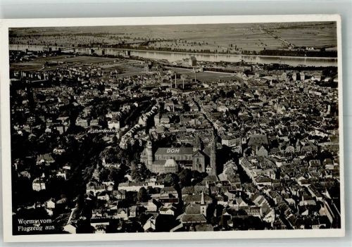 Worms Fliegeraufnahme Dom