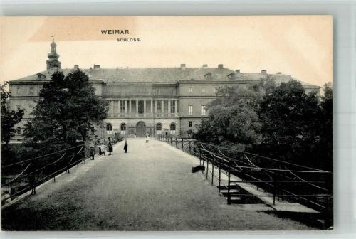 Weimar 1907 Grossherzogliches Schloss Verlag Zedler & Vogel 1734