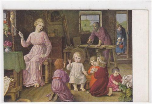Künstlerkarte Huber-Sulzemoos. S. Familia. Nr. 2320. Karte beschrieben Gute Erhaltung.<br />