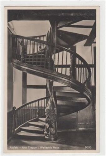 Alsfeld Alsfeld. ein Blick auf die alte Treppe im Wallachs Haus ungelaufen Gute Erhaltung.