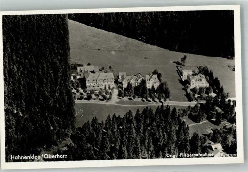 Hahnenklee Fliegeraufnahme Hotel Waldgarten