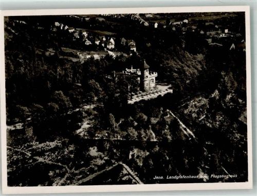 Jena Fliegeraufnahme Landgrafenhaus Freigeg. d. R.L.M.