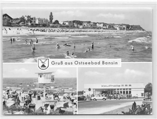 Seebad Bansin Ostseebad Bansin mit Strand und Kaufhaus gelaufen. Gute Erhaltung.