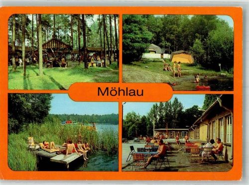 Möhlau Gasthaus Waldschenke Campingplatz Schwimmbad Fotograf Rudolph VEB Bild und Heimat