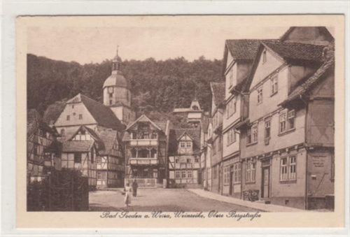 Bad Sooden-Allendorf Bad Sooden a. d. Werra. obere Bergstraße Weinreihe ungelaufen Gute Erhaltung.