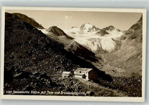 Jamtalhütte 1929 Hüttenstempel
