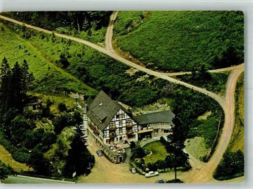 Wiemeringhausen Fliegeraufnahme Hotel Restaurant Gasthaus Haus Wildenstein Auto