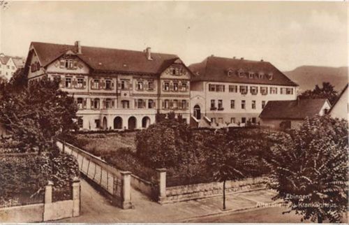 Ebingen. Altersheim ungelaufen Leicht bügig, sonst gut erhalten