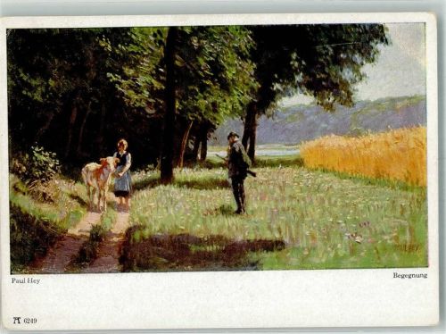 Begegnung Bäuerliches Leben Ackermann's Kunstverlag Alltagsgeschichten Reihe 633