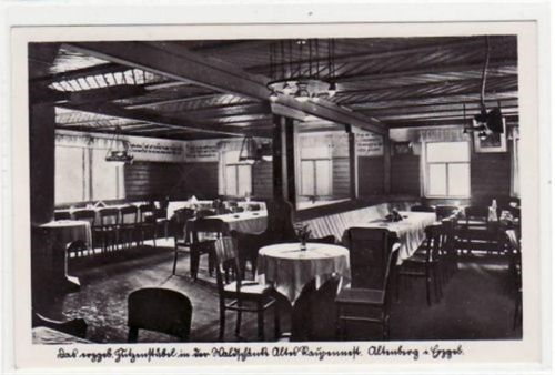 Altenberg Altenberg mit Innenansicht der Waldschänke altes Raupennest gelaufen von 1940. Gute Erhaltung.
