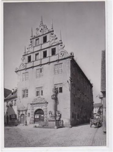 Sulzfeld am Main. Rathaus. Erbaut 1609. Deutscher Kunstverlag Berlin. Ungelaufen. Sehr gute Erhaltung.