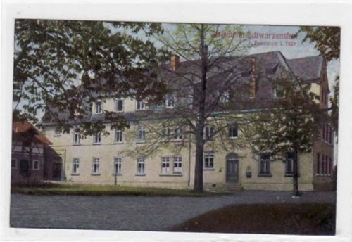 Schwarzenshof bei Rudolstadt mit Altenheim ungelaufen Top Erhaltung.
