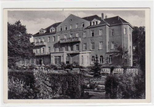Bad Lausigk Bad Lausigk mit Partie am Kurhotel Hermannsbad ungelaufen Gute Erhaltung.