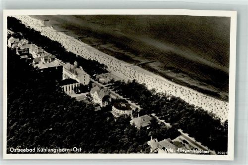 Kühlungsborn Fliegeraufnahme Strand