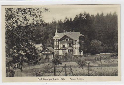 Georgenthal Pension - Amberg in Bad Georgenthal in Thüringen ungelaufen Leichte Abdrücke an den Ecke n vom Album, sonst gut erhalten