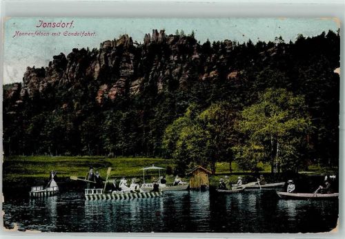 Kurort Jonsdorf 1912 Nonnenfelsen Gondelfahrt