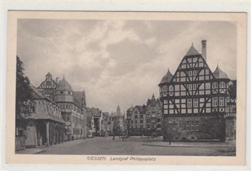 Gießen Giessen. ein Motiv am Landgraf Phillipps Platz ungelaufen Gute Erhaltung.