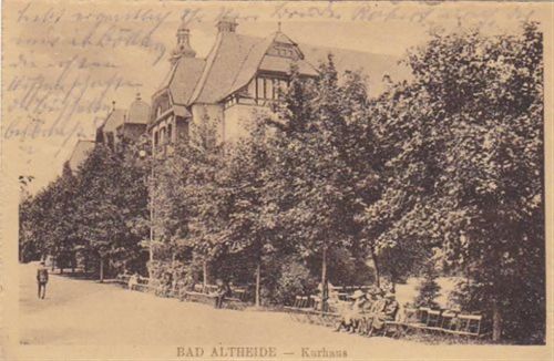 Bad Altheide Bad Altheide / Polanica-Zdrój - Kreis Glatz / Klodzko. Kurhaus gelaufen. Leichter Bug an der rechten unteren Ecke , sonst gut erhalten