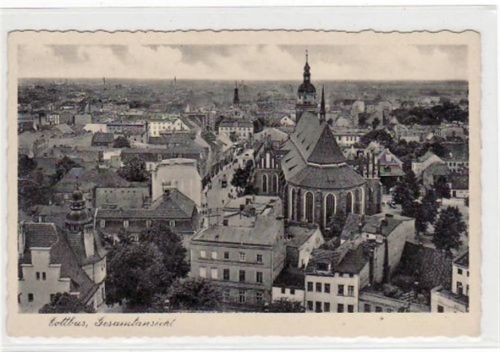Cottbus mit Gesamtansicht ungelaufen Top Erhaltung.