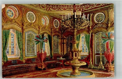 Garmisch-Partenkirchen Königshaus am Schachen Maurischer Saal Münchner Kunst 765 Hüttenstempel